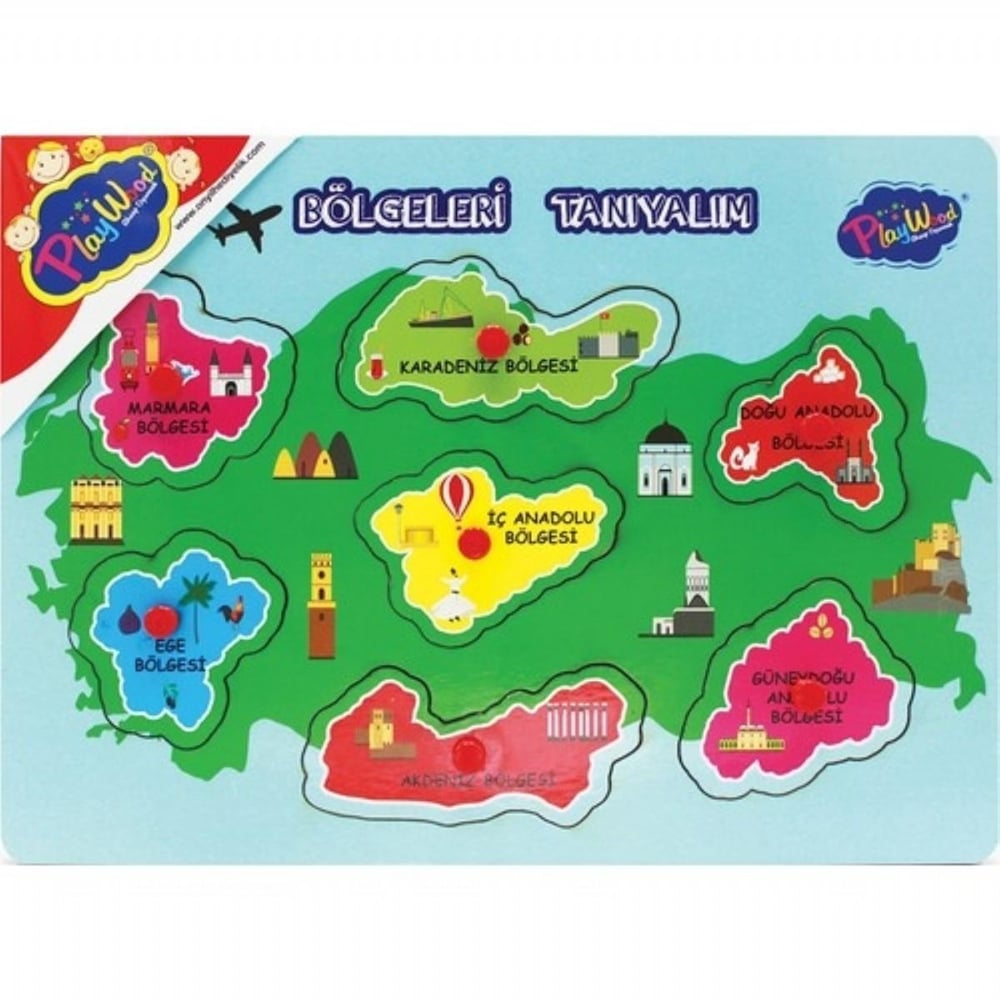 AHŞAP TUTMALI KITALARI VE BÖLGELERİ TANIYALIM