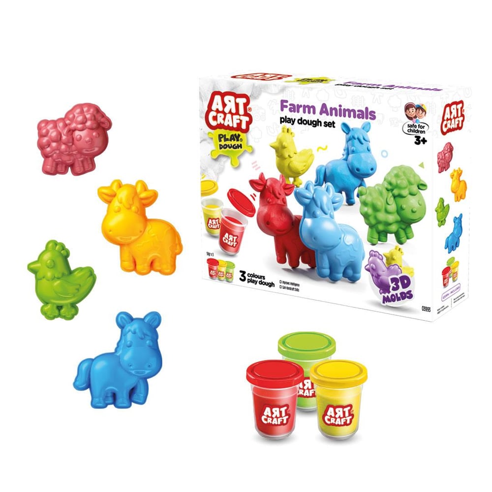 ART CRAFT ÇİFTLİK HAYVANLARI HAMUR SET 168 GR