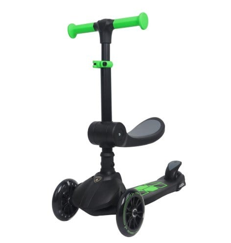 L5-2IN1-BK LAMBORGHİNİLİSANSLI KATLANIR OTURAKLI IŞIKLISCOOTER (SİYAH)