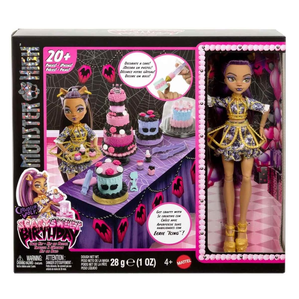MONSTER HİGH DOĞUM GÜNÜ SERİSİ - CLAWDEEN'İN PASTA YAPIM SETİ