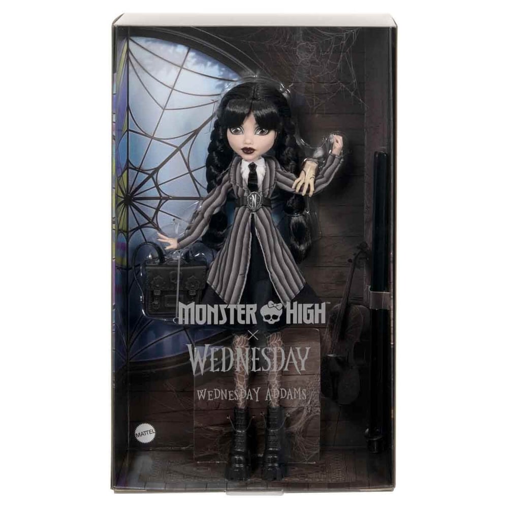 MONSTER HİGH WEDNESDAY OKUL ÜNİFORMALI BEBEK