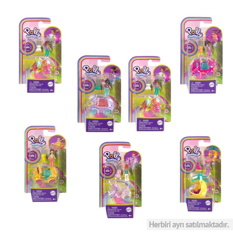 POLLY POCKET'IN
MUHTEŞEM ARAÇLARI OYUN SETLERİ