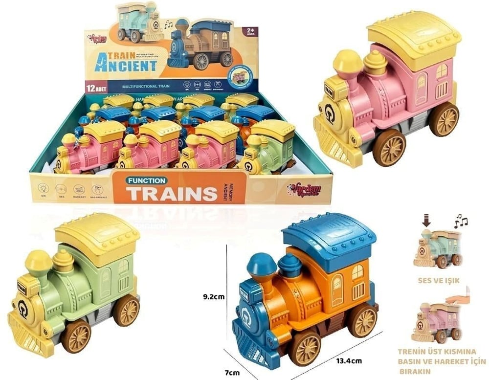 Vardem Işıklı ve Müzikli Bas Gitsin Bebek Treni