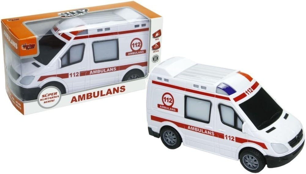 Vardem Kutulu 1:18 Işıklı ve Sesli Çarp Dön Ambulans