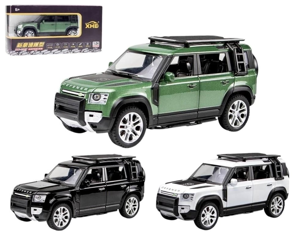 Vardem Kutulu 1:24 Çek Bırak Işıklı ve Sesli Off Road Def Jeep