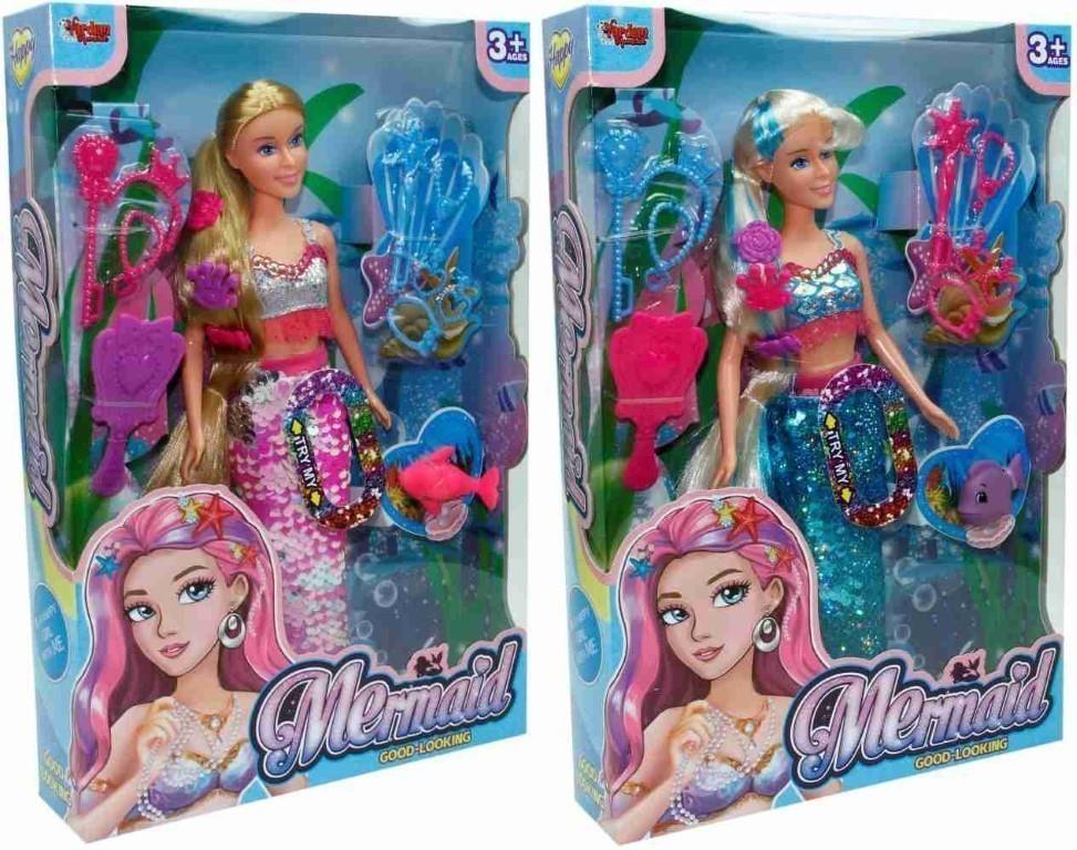 Vardem Kutulu 29Cm Aksesuarlı Deniz Kızı Bebek