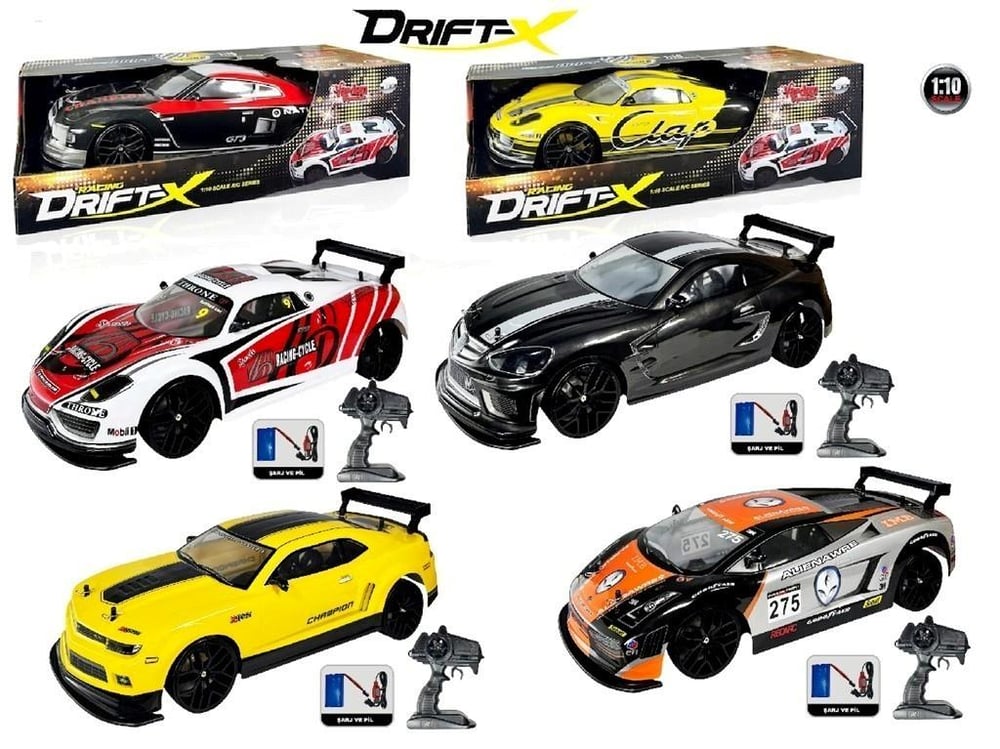 Vardem Uzaktan Kumandalı Full Fonksiyon 2.4G 1:10 Şarjlı High Speed Drift Araba