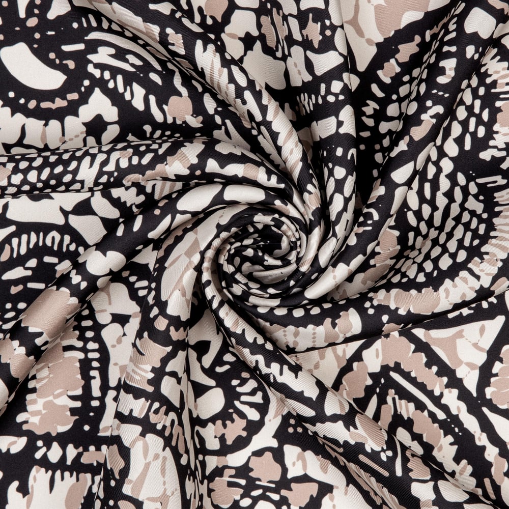 Lace Desen İpek Twill Eşarp
