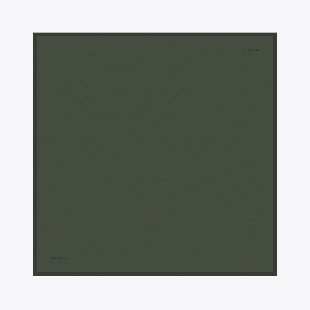 Plain Desen İpek Twill Eşarp