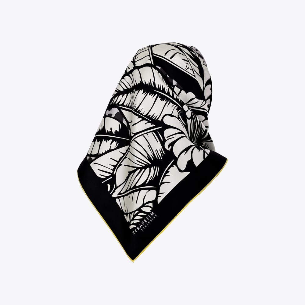 Safari Desen Exclusive İpek Twill Eşarp
