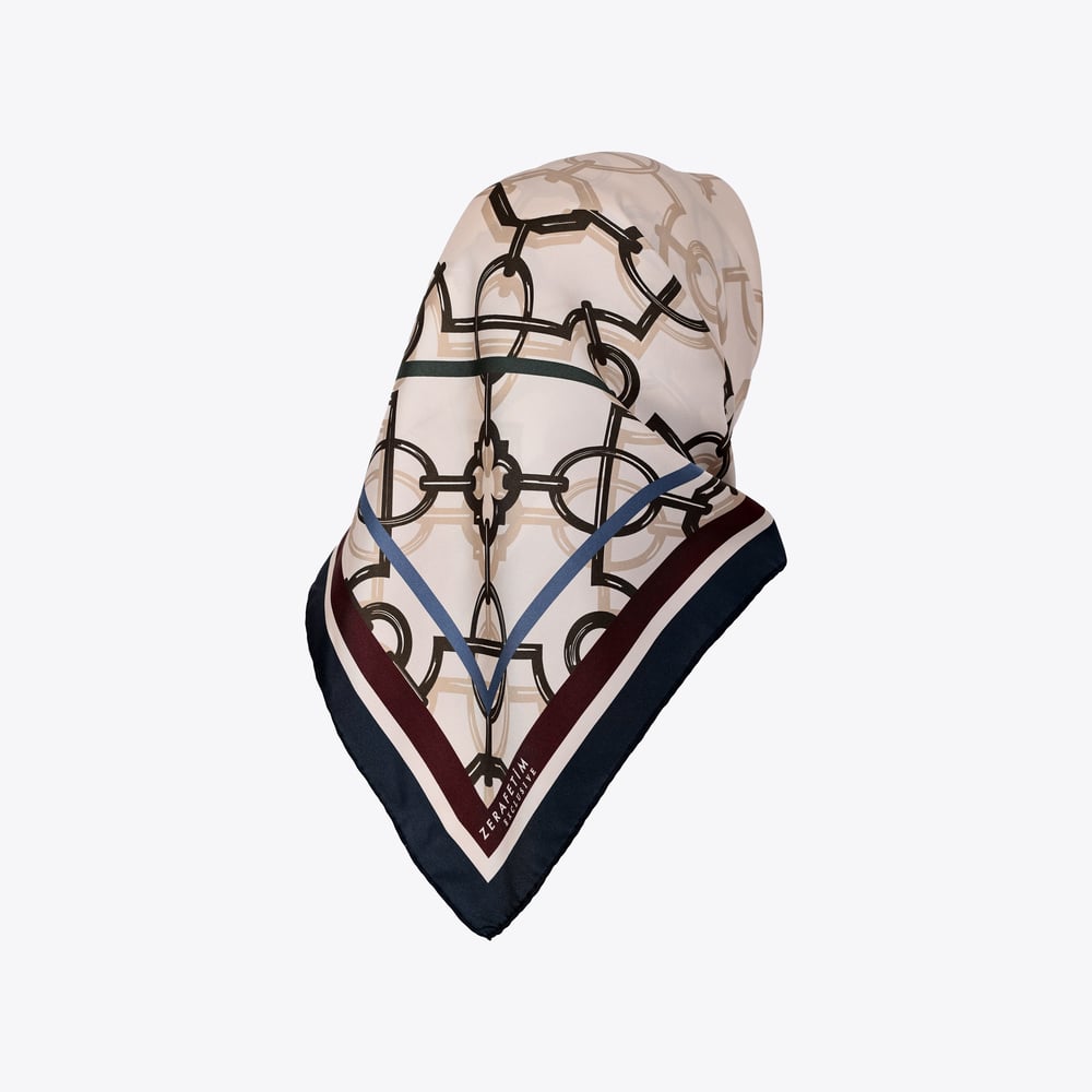 Selçuklu Desen Exclusive İpek Twill Eşarp
