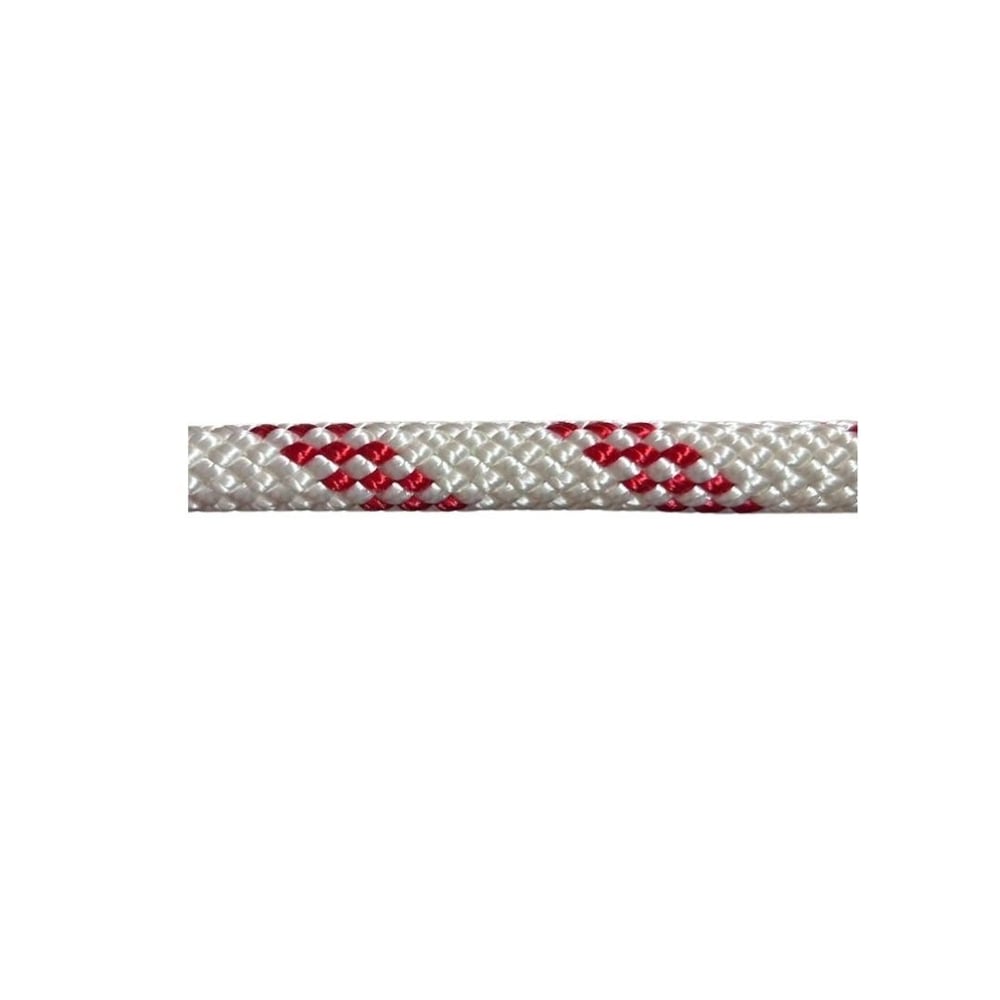 LUPES LS TIGTH - 8 MM - WHITE-RED (KAYA ROPES) - price per meter