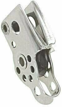 VIADANA - Single Micro Block w/Becket & Vee Jam 17mm (MAX LINE 5 MM)