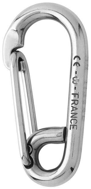 WICHARD - Symmetric carbin hook - Length: 60 mm