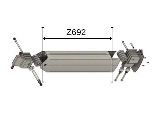 Z-SPARS - PROFILE BOOM Z692 (LENGTH: 7.450 MM)