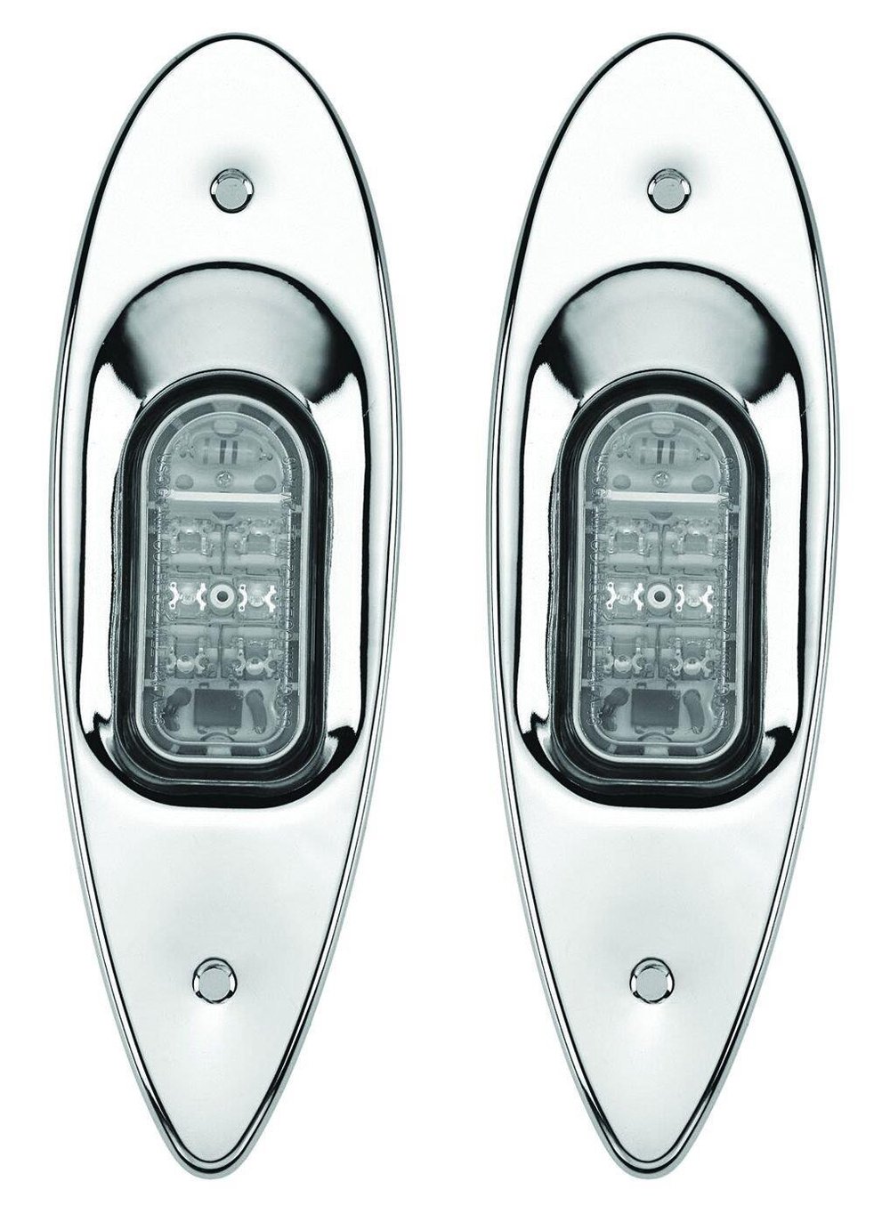 Krom Gömme Seyir Feneri 12v Led