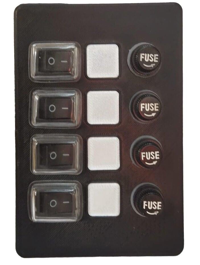 Marin 8'li Switch Panel 83x210mm