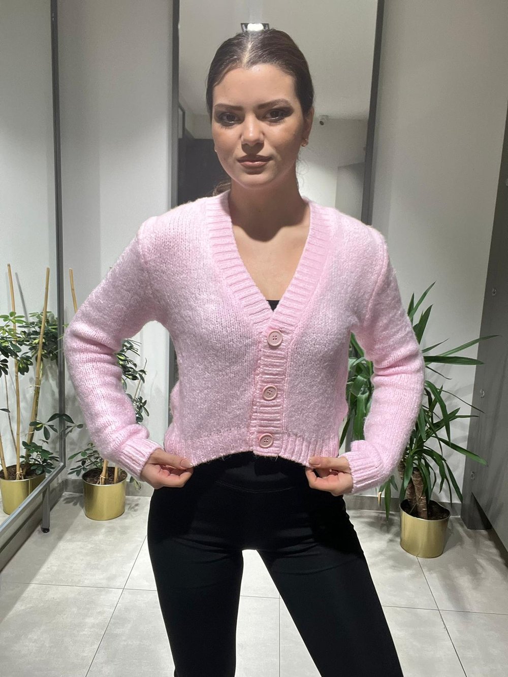 Açık Yaka Hırka