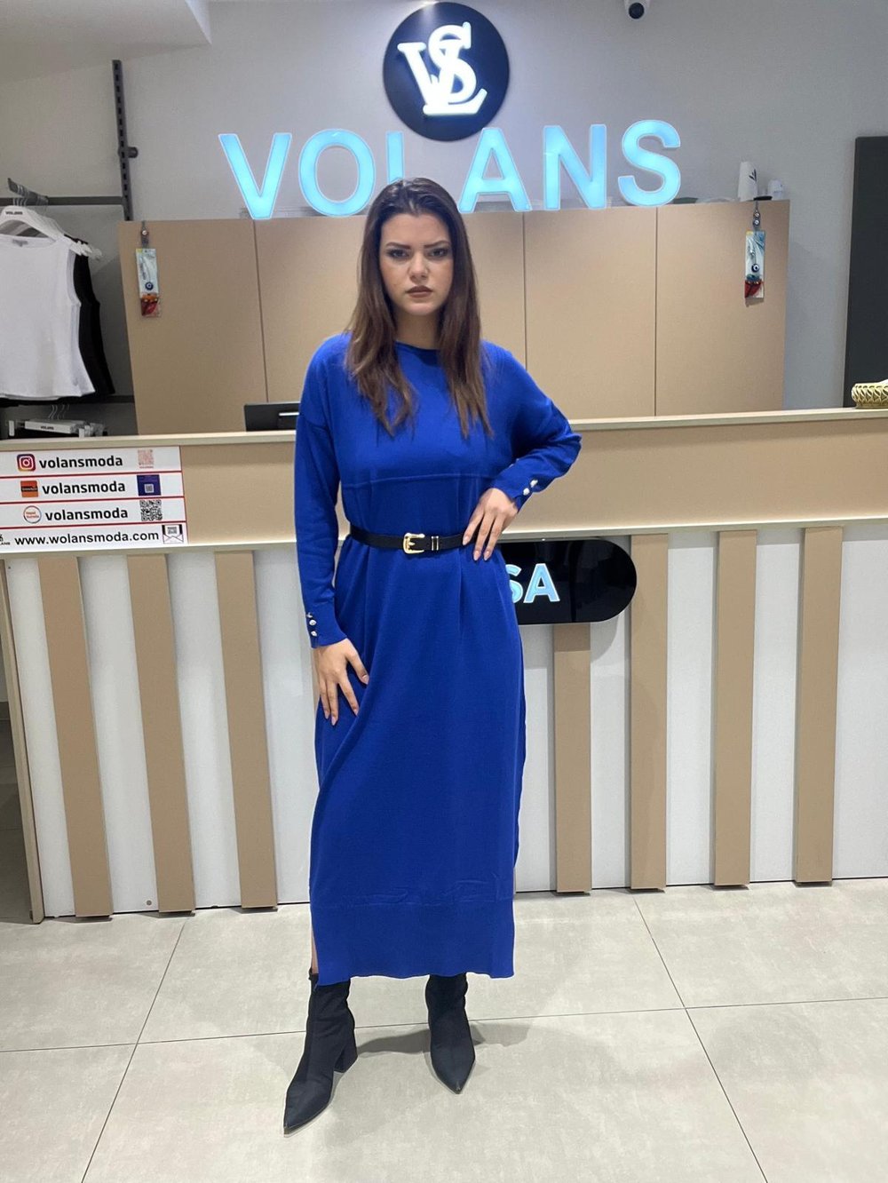 Düğme Çakımlı Triko