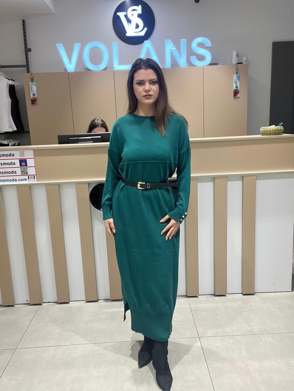 Düğme Çakımlı Triko