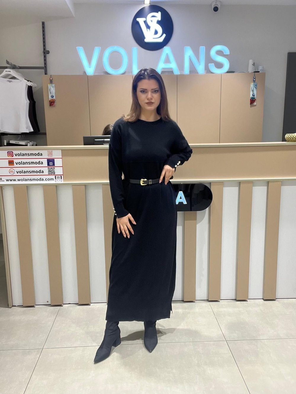 Düğme Çakımlı Triko