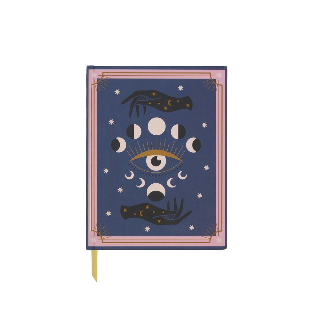 A Dopo Çizgili Not Defteri: Moon Phases