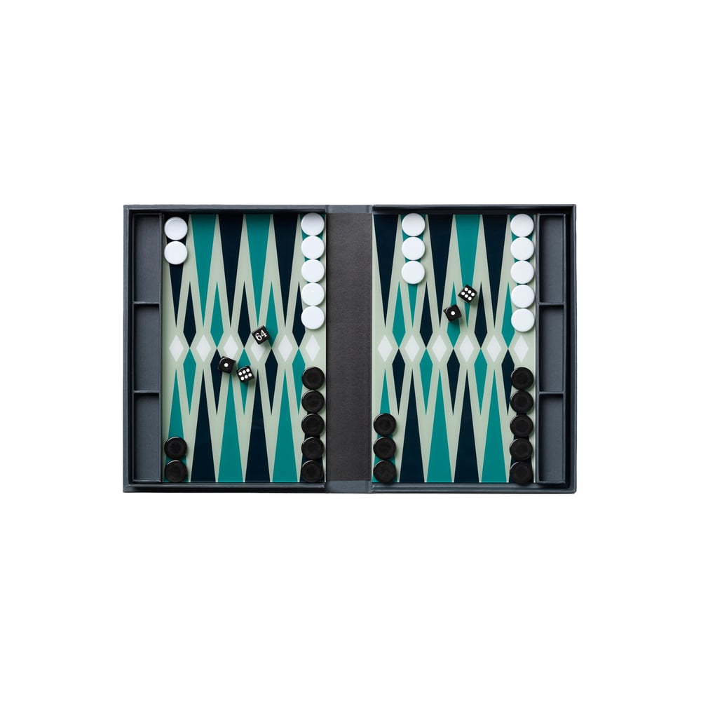 Classic Backgammon Tavla (Yeşil)