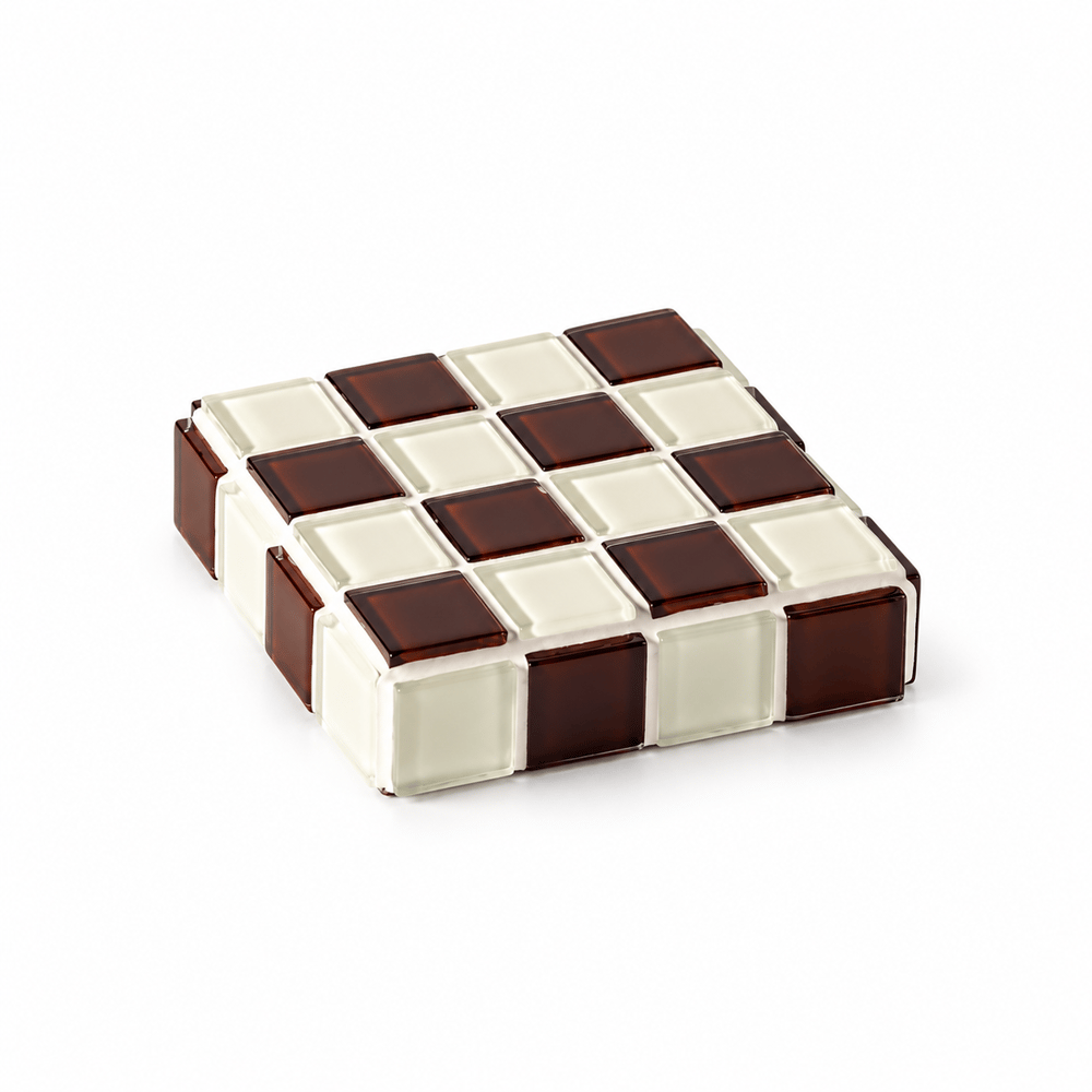 Coaster: Bordo&Beyaz