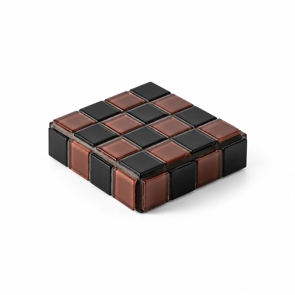 Coaster: Bordo&Siyah