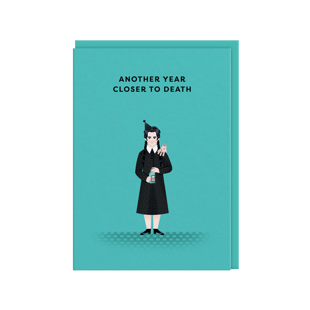 Icons Tebrik Kartı: Wednesday Addams