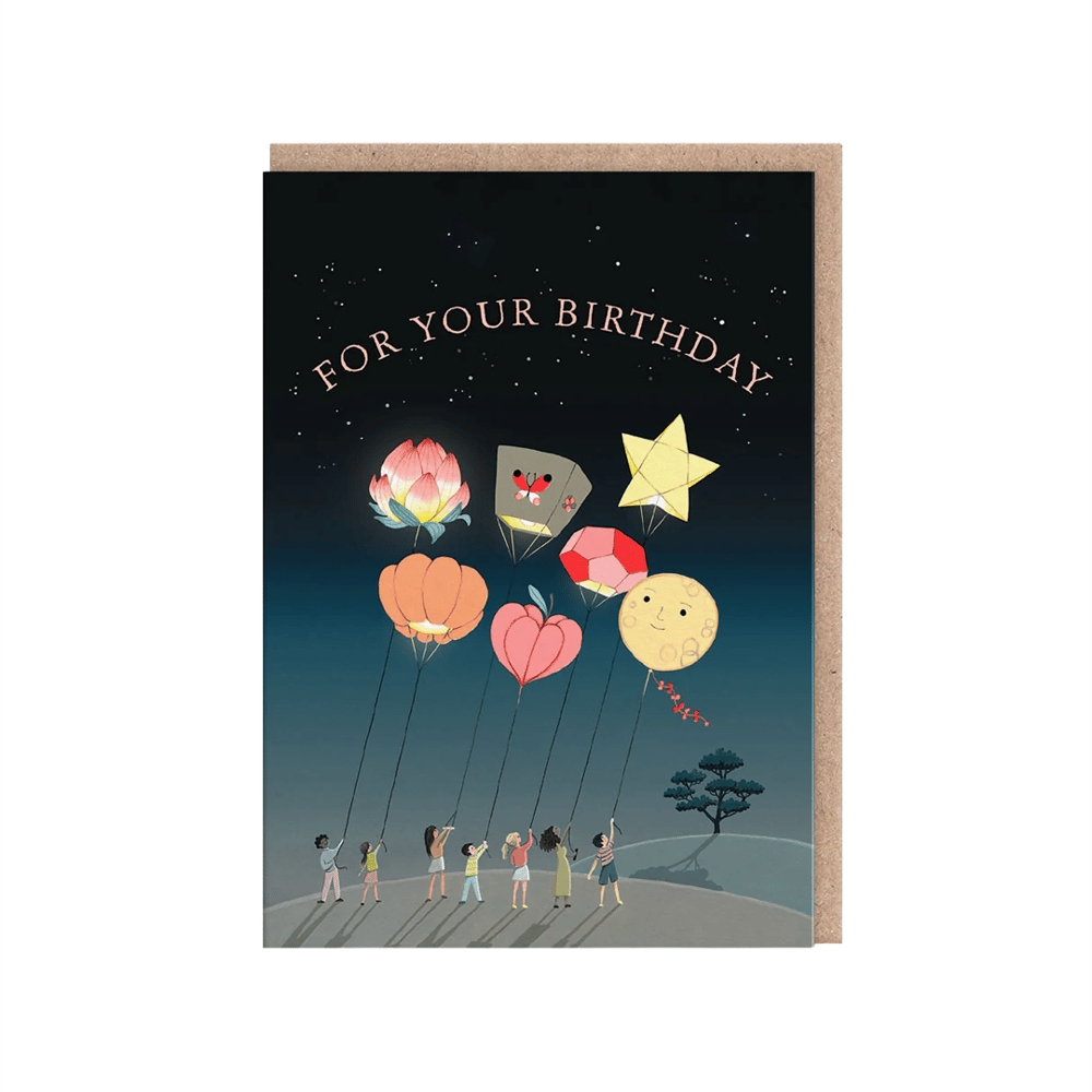 Joo Joo Tebrik Kartı: Lanterns (For Your Birthday)