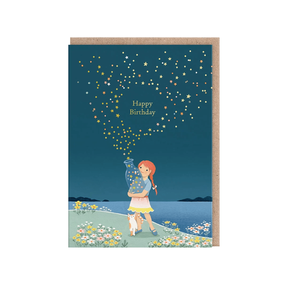 Joo Joo Tebrik Kartı: Star Bottle (Happy Birthday)