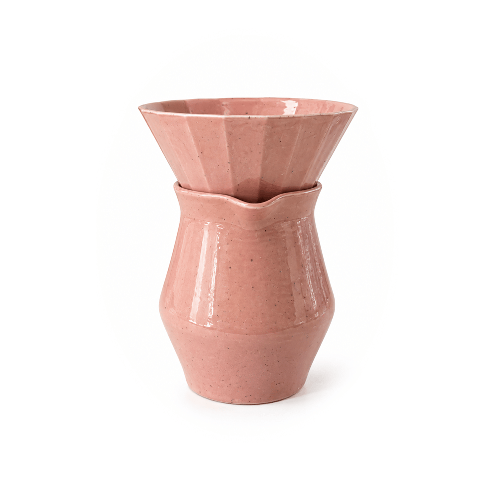 Kahve Demleme Seti (Pembe)
