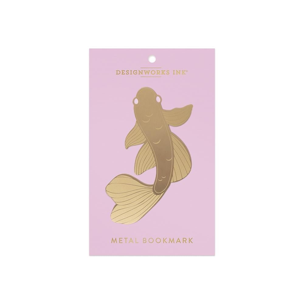 Koi Fish Metal Kitap Ayracı 14Cm