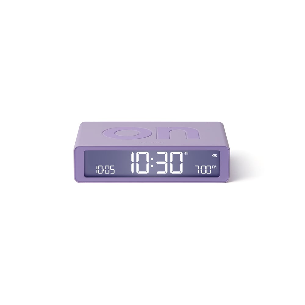 Lexon Flip Klasik Şarj Edilebilir Alarm Saat (Lila)