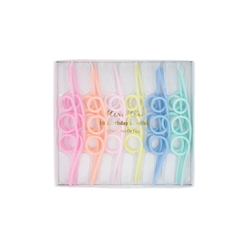 Loopy Pastel Pasta Mumları (16’lı)