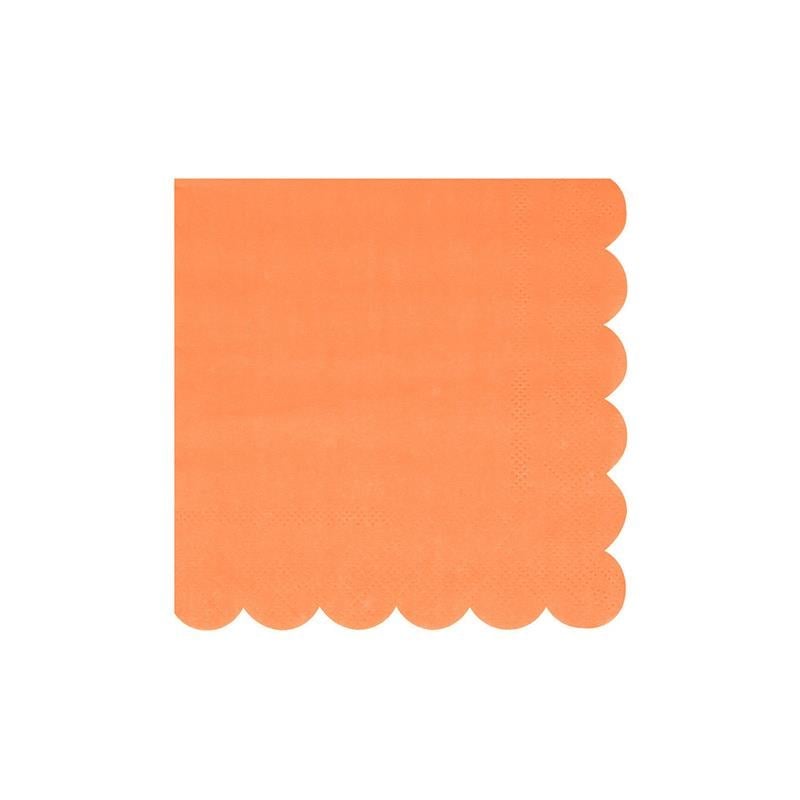 Meri 35KP - Papaya Rengi Peçeteler (L) (x16)