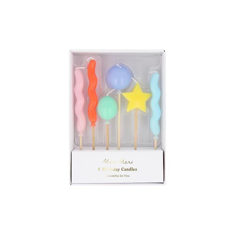 Meri 40KP- Balon Mumlar - 6 Adet