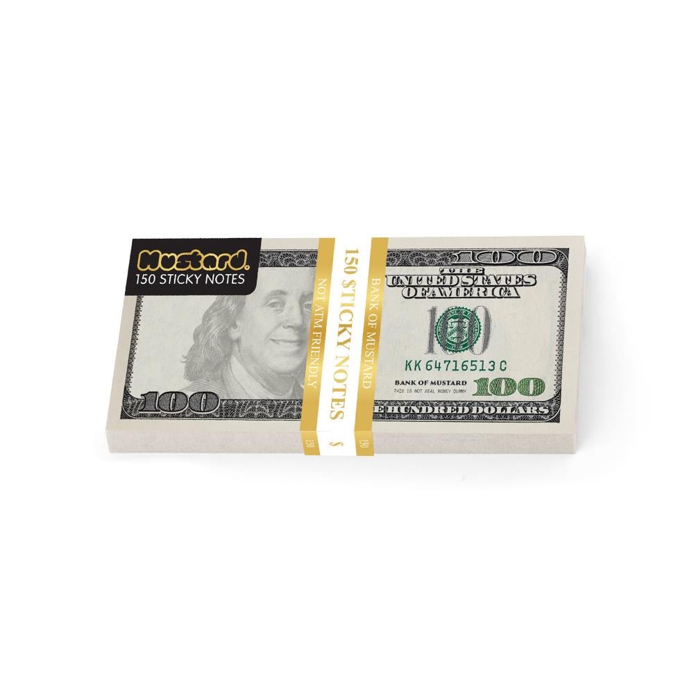 Mustard Cash Sticky Notes Not Kağıdı