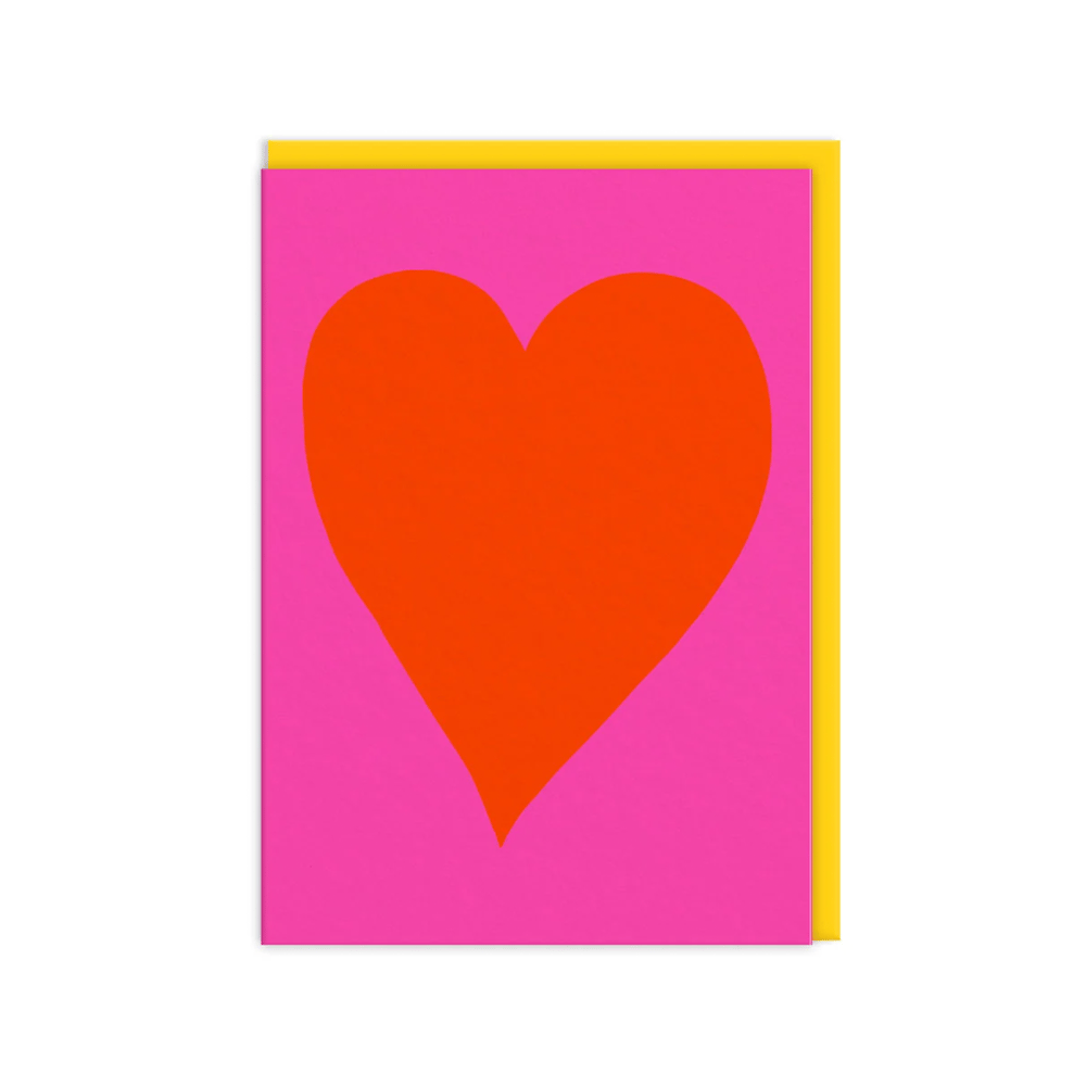 Neon Heart Tebrik Kartı