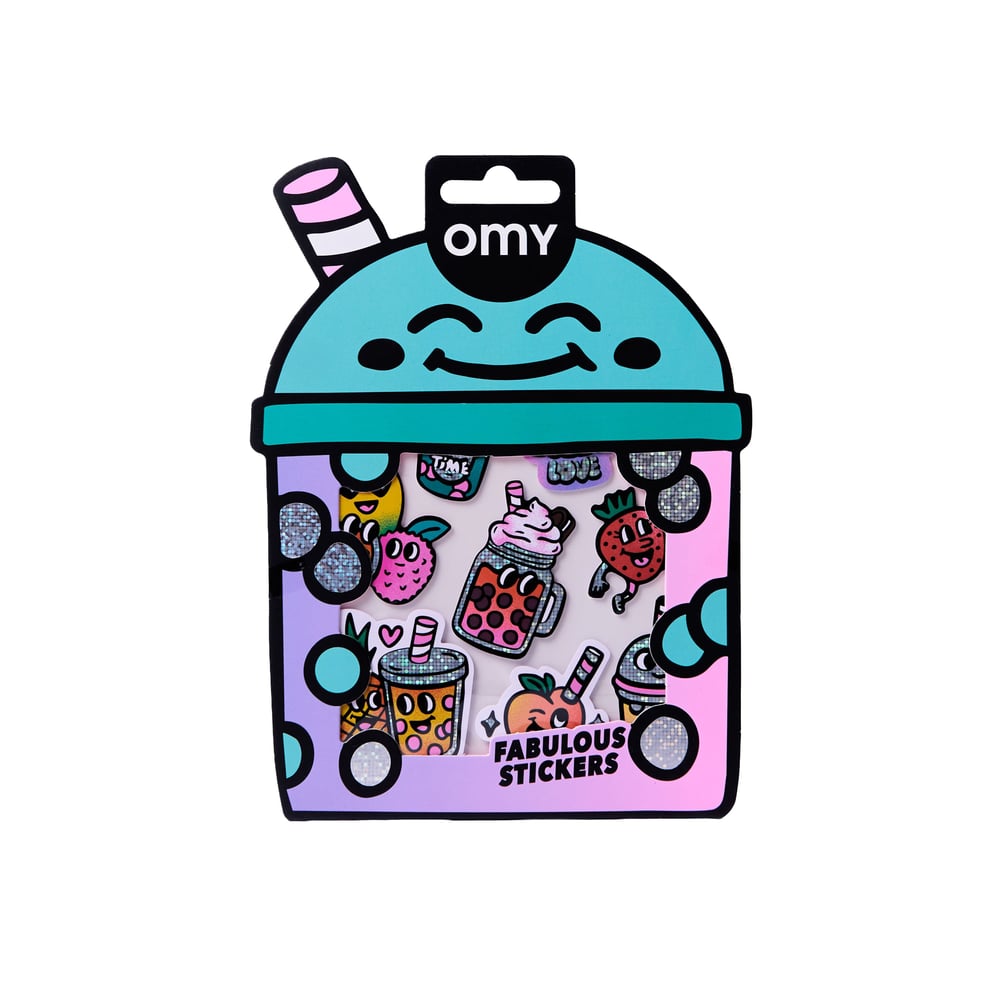 OMY Fabulous Vinil Çıkartmalar: Bubble Tea