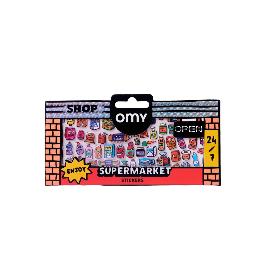 OMY Fabulous Vinil Çıkartmalar: Supermarket