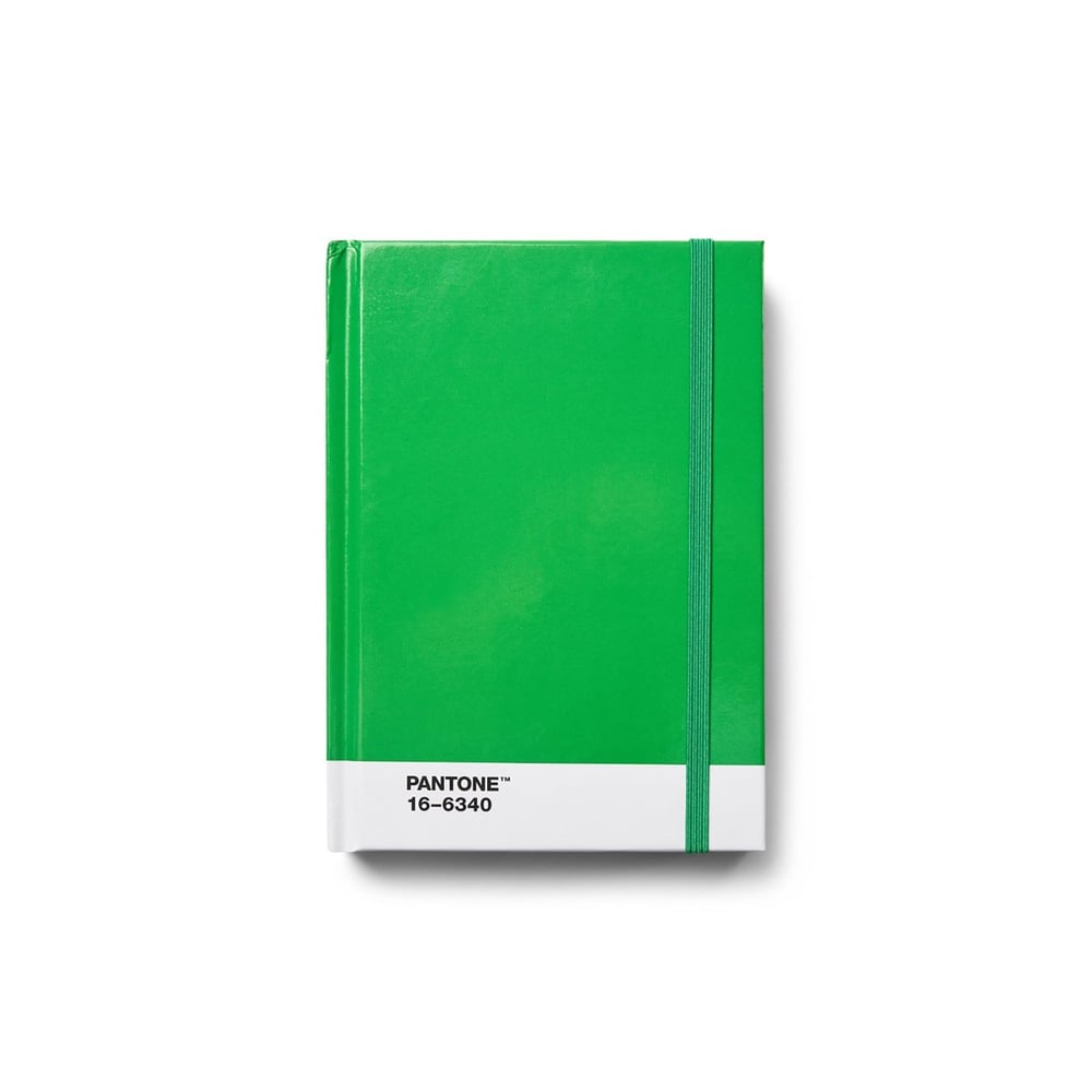 Pantone 16-6340 Sert Kapaklı Noktalı Not Defteri (Yeşil)