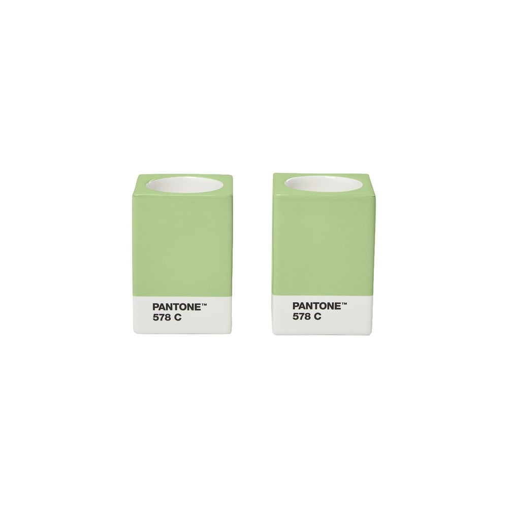 Pantone 578 İkili Şamdan (Açık Yeşil)