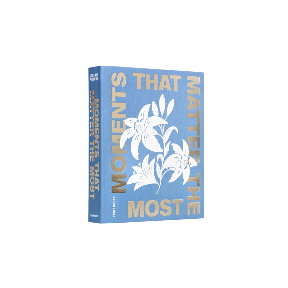 PRINTWORKS - PHOTO ALBUM MOMENTS THAT MATTERS THE MOST/BLUE