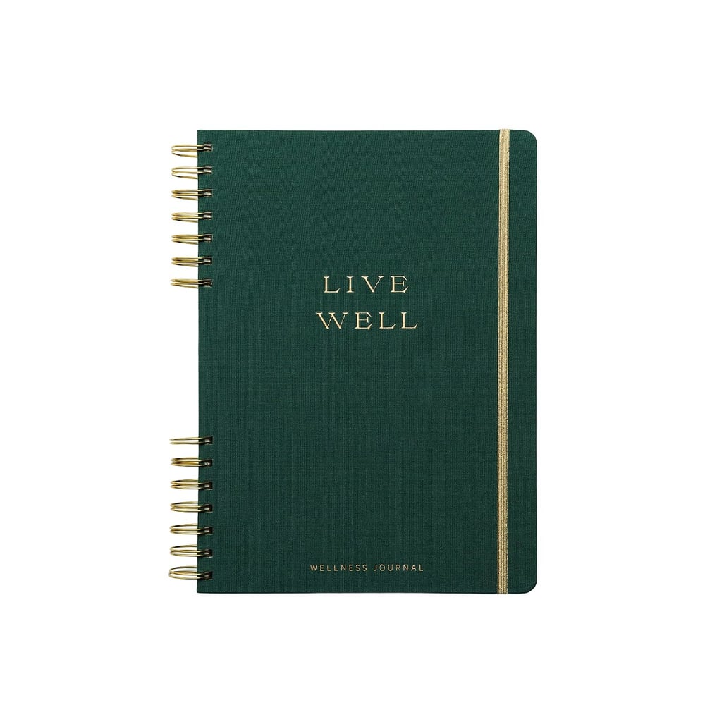 Wellness Journal Jumbo Boy Ayraçlı Spiral Defter: Live Well