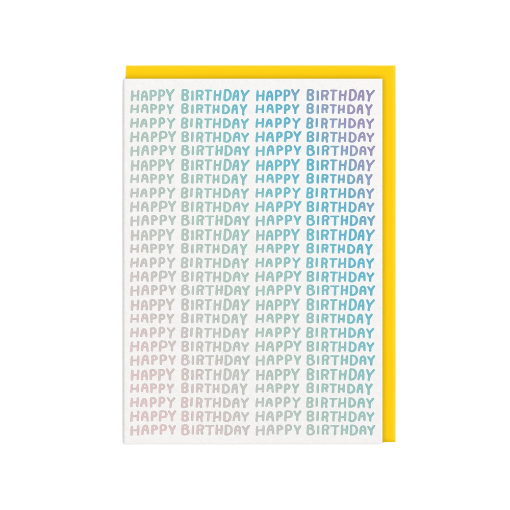 Words Tebrik Kartı: Happy Birthday On Repeat