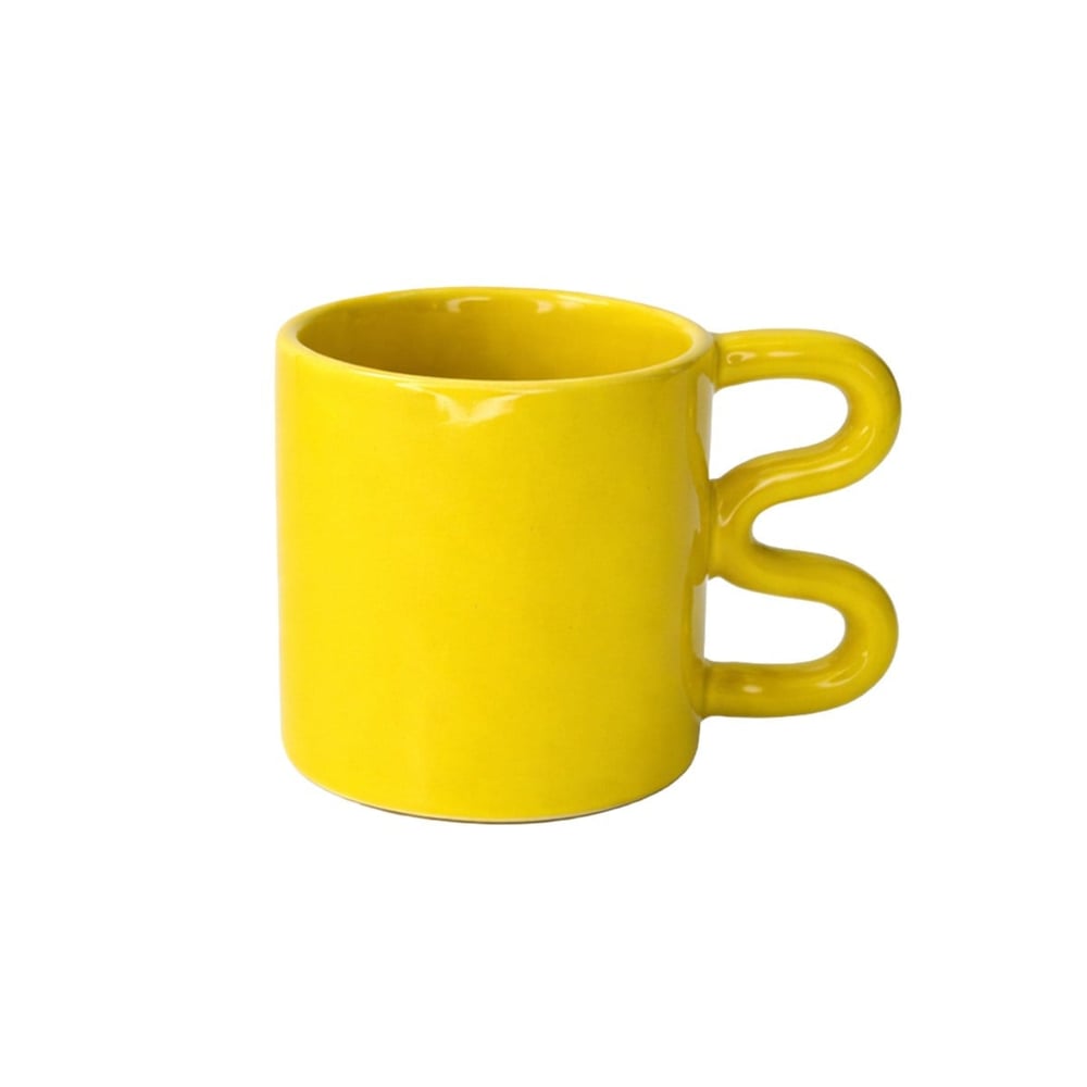 Yellow Wavy Mug (150 ml)