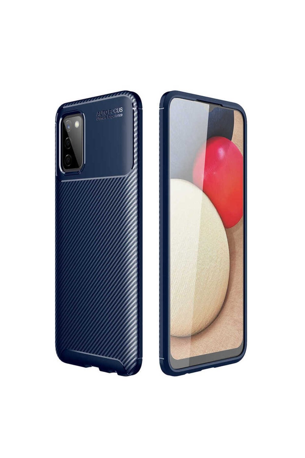 Galaxy A03S Kılıf NVTH Negro Silikon Kapak - Lacivert