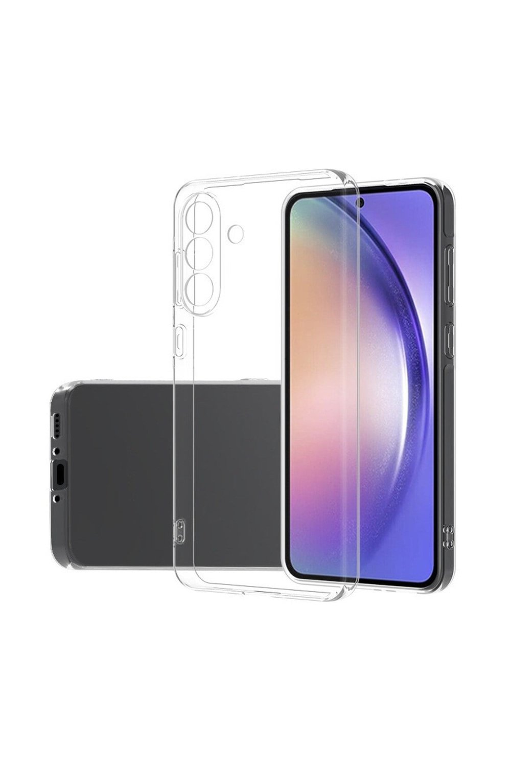 Galaxy A56 Kılıf NVTH Süper Silikon Kapak - Şeffaf